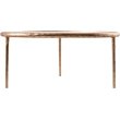 Meridian Furniture Evren Glass Top And Aluminum Base Coffee Table