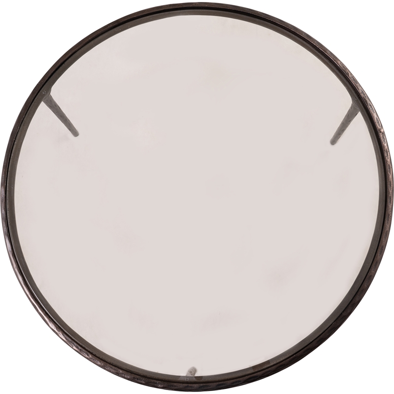 Meridian Furniture Evren Glass Top And Aluminum Base Coffee Table