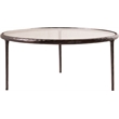 Meridian Furniture Evren Glass Top And Aluminum Base Coffee Table