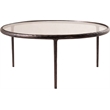 Meridian Furniture Evren Glass Top And Aluminum Base Coffee Table