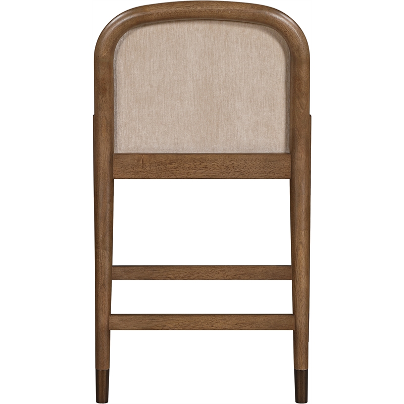 Meridian Furniture Cambria Beige Fabric Counter Stool