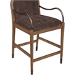 Meridian Furniture Cambria Brown Fabric Counter Stool