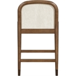 Meridian Furniture Cambria Cream Fabric Counter Stool
