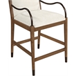 Meridian Furniture Cambria Cream Fabric Counter Stool