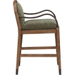 Meridian Furniture Cambria Green Fabric Counter Stool