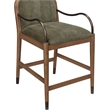 Meridian Furniture Cambria Green Fabric Counter Stool