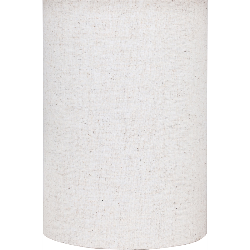 Meridian Furniture Monarca Beige Linen Textured Fabric Table Lamp