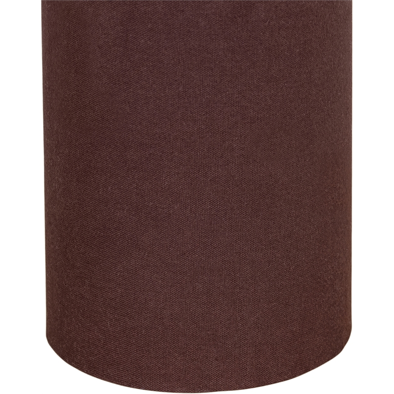Meridian Furniture Monarca Brown Linen Textured Fabric Table Lamp