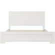Camden Isle Oxford Wooden White Queen Bed with Complete Slat System