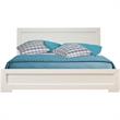 Camden Isle Oxford Wooden White Queen Bed with Complete Slat System