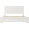 Camden Isle Oxford Wooden White King Bed with Complete Slat System