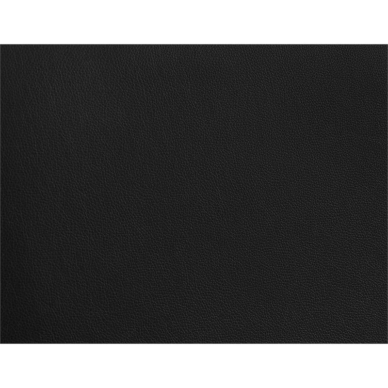 Camden Isle Carlton Black Faux Leather Upholstered Queen Bed