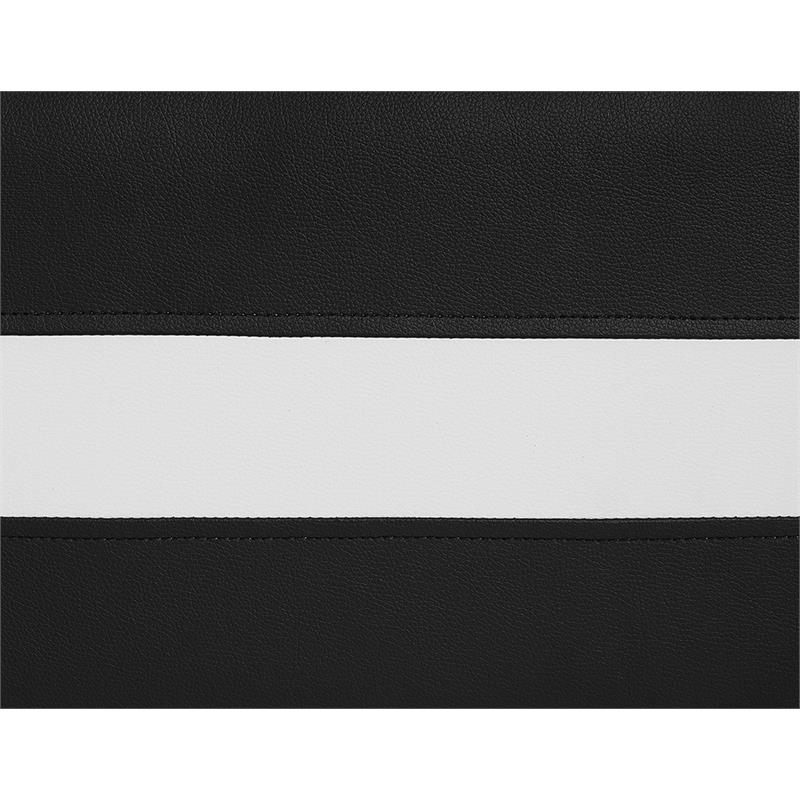 Camden Isle Carlton Upholstered Black Faux Leather King Platform Bed