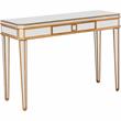 Camden Isle Finley 1 Drawer Mirrored Glass Console Table