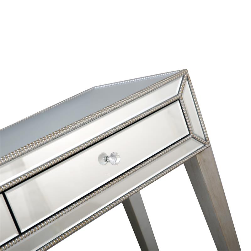 Camden Isle Alice Wall Mirror and Mirrored Glass Console Table