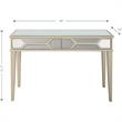 Camden Isle Keeley Mirrored Glass Console Table