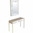 Camden Isle Insley Wall Mirror and Mirrored Console Table
