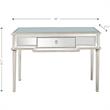Camden Isle Morgan Mirrored Glass Console Table