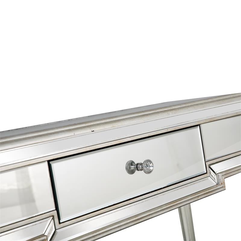 Camden Isle Morgan Mirrored Glass Console Table