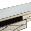 Camden Isle Huxley Wall Mirror and Mirrored Glass Console Table