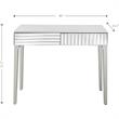 Camden Isle Carla Mirrored Glass Console Table