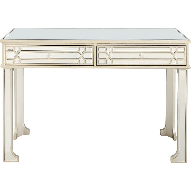 Camden Isle Aubrey Wall Mirror and Mirrored Console Table