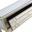 Camden Isle Aubrey Wall Mirror and Mirrored Console Table