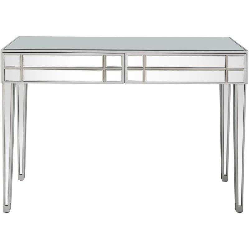 Camden Isle Vera Mirrored Glass Console Table