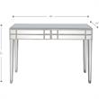 Camden Isle Vera Mirrored Glass Console Table