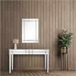Camden Isle Vera Mirrored Glass Console Table