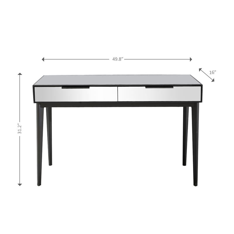 Camden Isle Renata Mirrored Glass Console Table