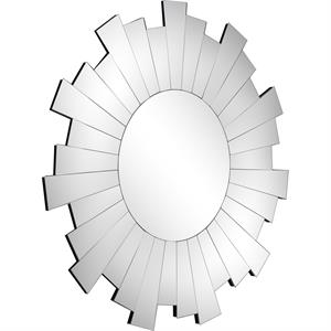 Camden Isle Soleil Glass Wall Mirror with Beveled Mirror and Frame