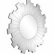 Camden Isle Soleil Glass Wall Mirror with Beveled Mirror and Frame