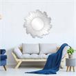 Camden Isle Soleil Glass Wall Mirror with Beveled Mirror and Frame