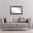 Camden Isle Columbia Glass Wall Mirror with Antiqued Glass Frame