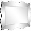 Camden Isle Antonella Glass Wall Mirror with Mirrored Frame