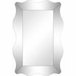 Camden Isle Antonella Glass Wall Mirror with Mirrored Frame
