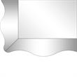 Camden Isle Antonella Glass Wall Mirror with Mirrored Frame