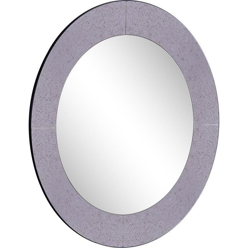 Camden Isle Rachel Glass Wall Mirror with Antiqued Glass Frame