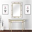 Camden Isle Phoebe Mirrored Glass Console Table