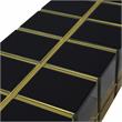 Camden Isle Tuxedo Black Mirrored Console Table