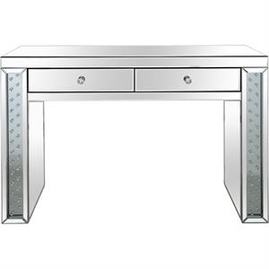 Diana Mirrored Console Table with Clear Mirrored Glass