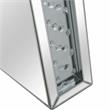 Diana Mirrored Console Table with Clear Mirrored Glass