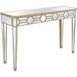 Camden Isle Lilian Console Table with Mirrored Glass and Gold Frame