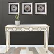Camden Isle Lilian Console Table with Mirrored Glass and Gold Frame