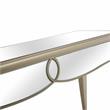 Camden Isle Eleanor Console Table with Champagne Gold Legs