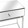 Camden Isle Addison Console Table with Silver Stainless Steel Frame