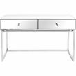 Camden Isle Addison Console Table with Silver Stainless Steel Frame