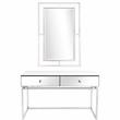 Camden Isle Addison Wall Mirror and Console Table with Silver Stainless Steel