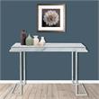 Camden Isle Aldon Console Table wtih Silver Stainless Steel Frame